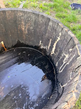 Tinozza in legno per vendemmia  Vintage