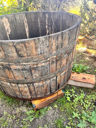 Tinozza in legno per vendemmia  Vintage