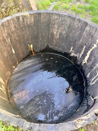 Tinozza in legno per vendemmia  Vintage