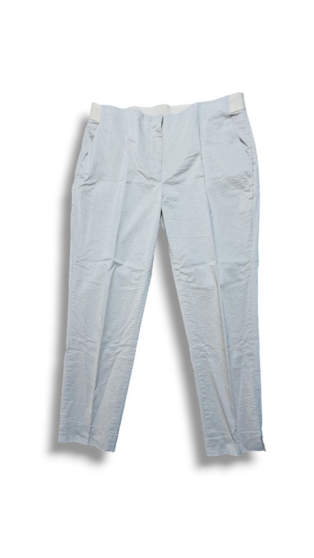 Pantaloni azzurri gessati