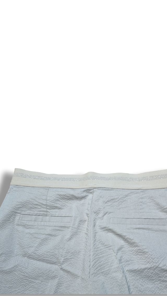 Pantaloni azzurri gessati