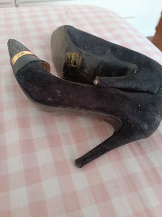 Zapatos salón negros 38