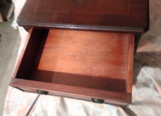 MESILLA MADERA CON 4 CAJONES