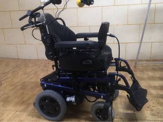 Silla de ruedas con cotrol facial.