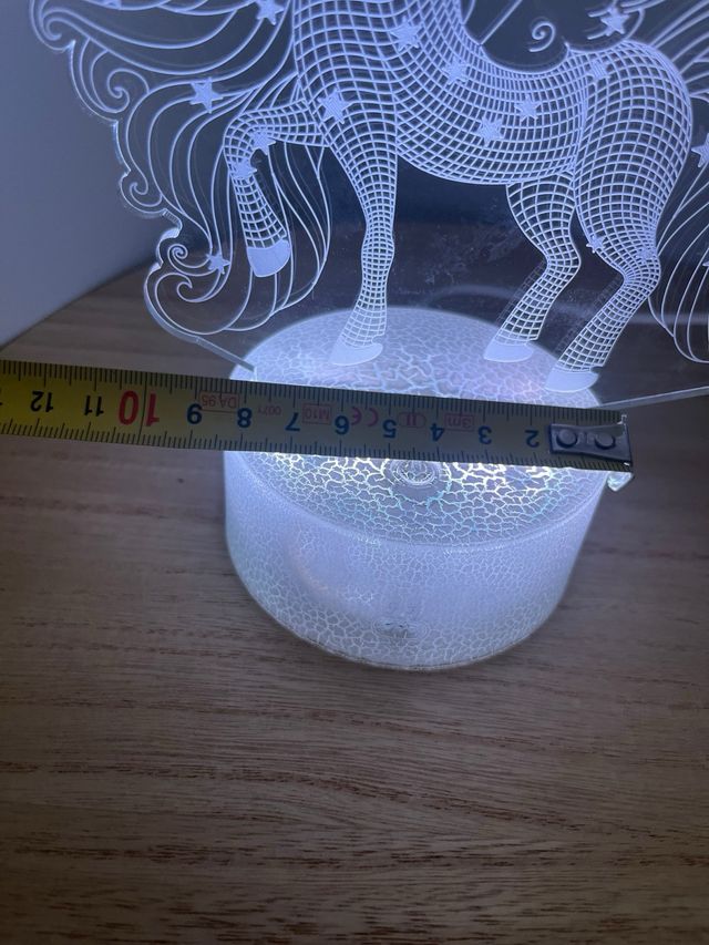 Lampara tactil unicornio