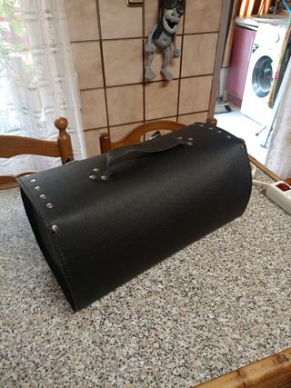 Bolsa de viaje trasera moto custom