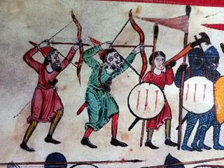 Cuadro hueste medieval