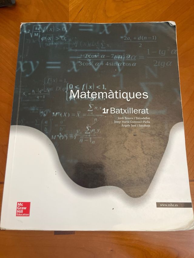 Libro Matemàtiques