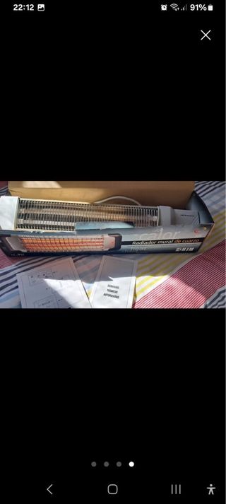 Radiador Calefactor Cuarzo