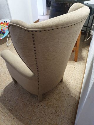 Sillon orejero beige