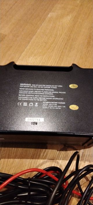 Cargador batería ÁCIDO, GEL Y AGM