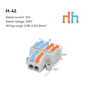 Conector Rápido de 32A 250V com 10 Unidades M-F15