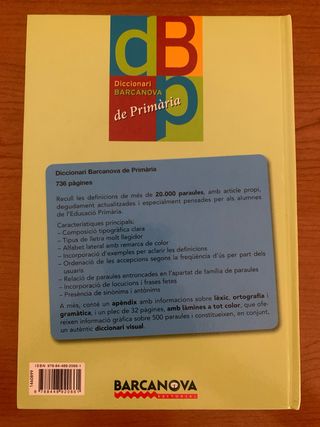 DICCIONARI BARCANOVA DE PRIMARIA