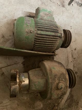 MOTOR ELECTRICO Y BOMBA