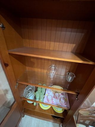 Mueble vitrina salon