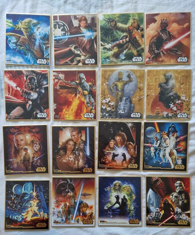 Star wars: set completo Shikishi Art