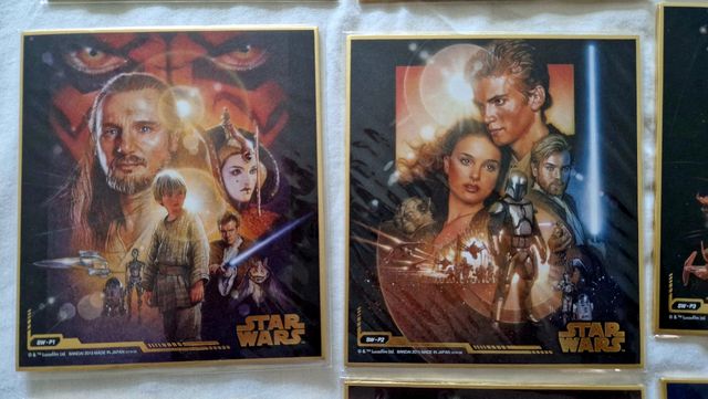 Star wars: set completo Shikishi Art