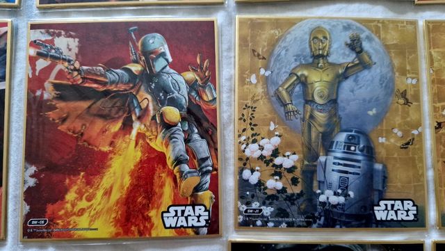 Star wars: set completo Shikishi Art