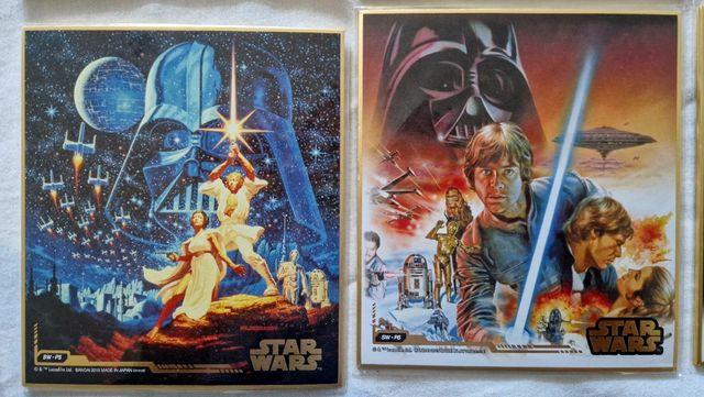 Star wars: set completo Shikishi Art