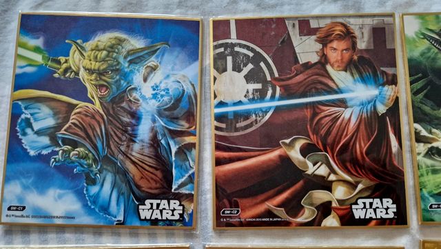 Star wars: set completo Shikishi Art