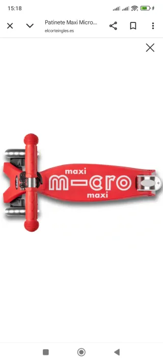 2 patines infantiles ( 1 es Maxi micro )