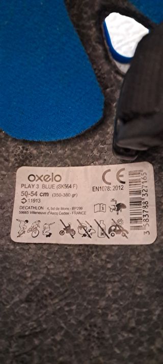 Casco. T 50/54. Oxelo