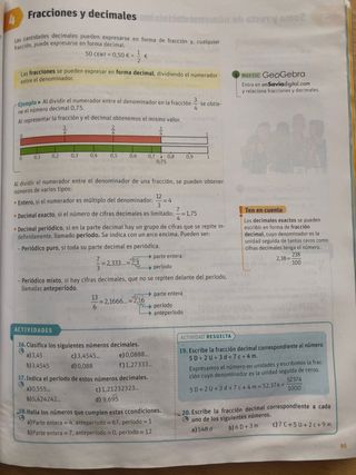 Libro matemáticas 1 ESO sm