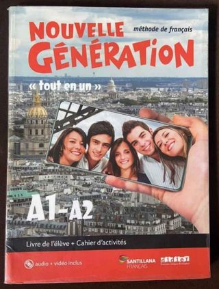 Libro de primero de Bachillerato Francés