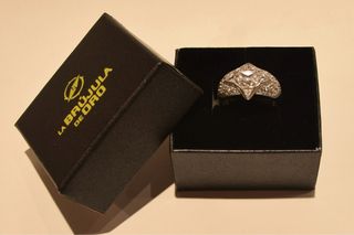 SORTIJA DE ORO BLANCO 18K/5.8Gr