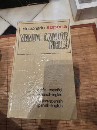 Diccionario Sopena inglés