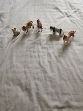 Conjunto de figuras de 5 perros