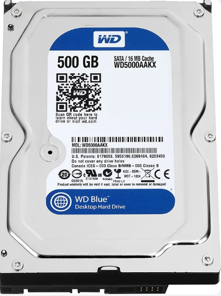 Unidade de disco rígido interna de 500 GB