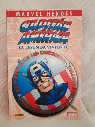 Marvel Héroes. Capitán América Leyenda viviente