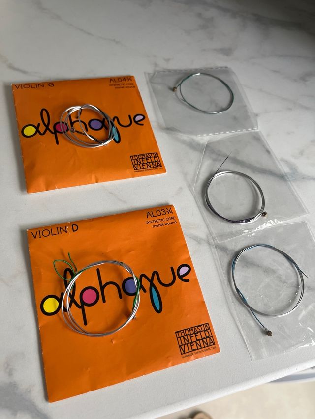 Corde per violino 3/4