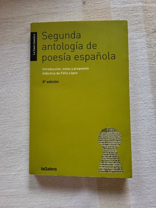 Segunda antología de poesía española