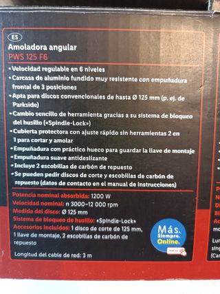 1200W Radial PARKSIDE