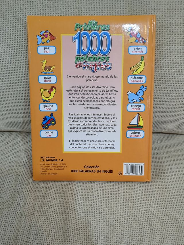 Libro Mis Primeras 100 palabras en inglés