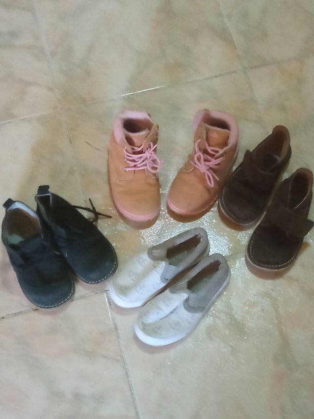 Lote zapato bota niño