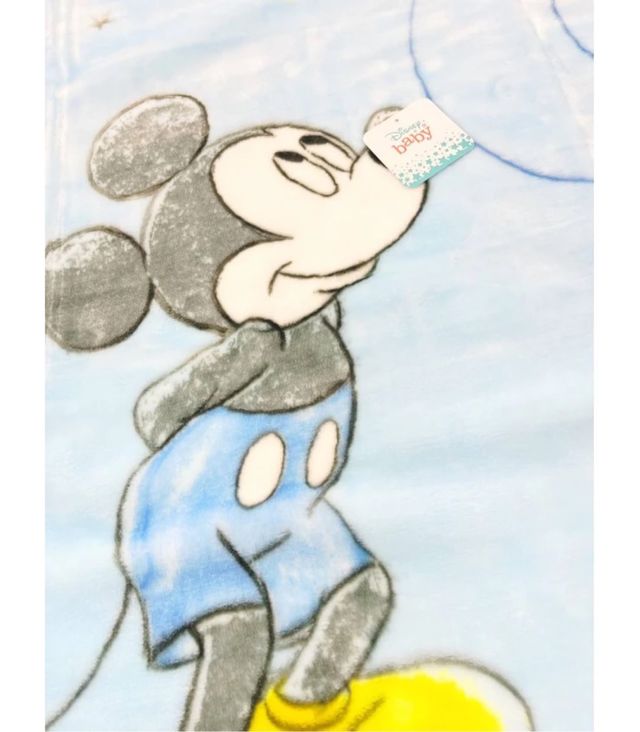 Manta Mickey Terciopelo Interbaby