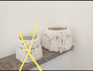 Porta candela da tavolo macrame  Decorazioni Boho 