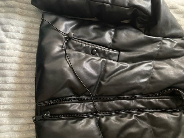 Chaqueta acolchada polipiel