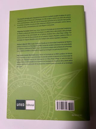 Lecturas de Historia de la Psicología UNED