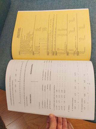 Cuaderno de matemáticas. Ed Edarca