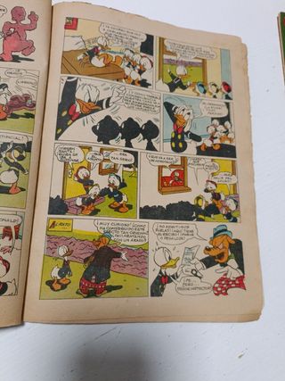 Cómic antiguo Disney.