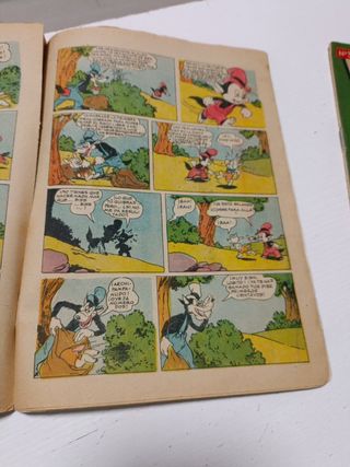 Cómic antiguo Disney.