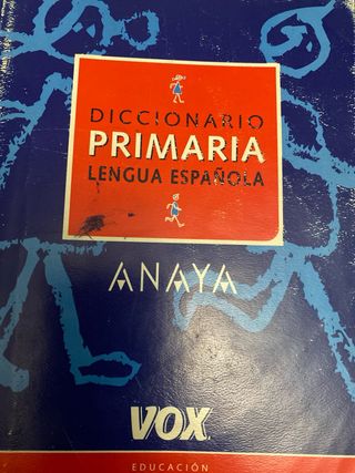 Diccionario primaria lengua española Anaya
