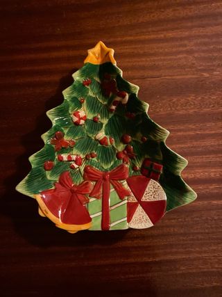 Fuente Navidad con forma de abeto
