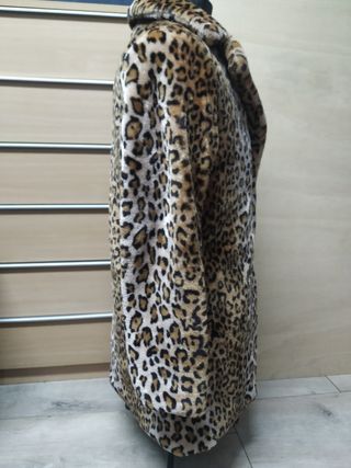 Abrigo de visón de piel sintética talla Sll