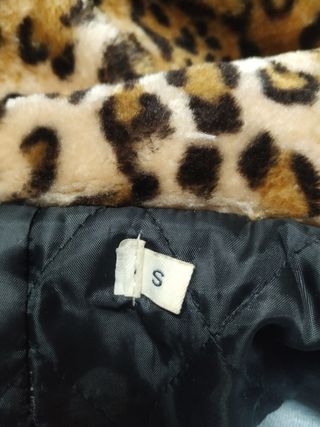 Abrigo de visón de piel sintética talla Sll