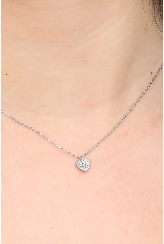 Collana Cuore AMEN in Argento